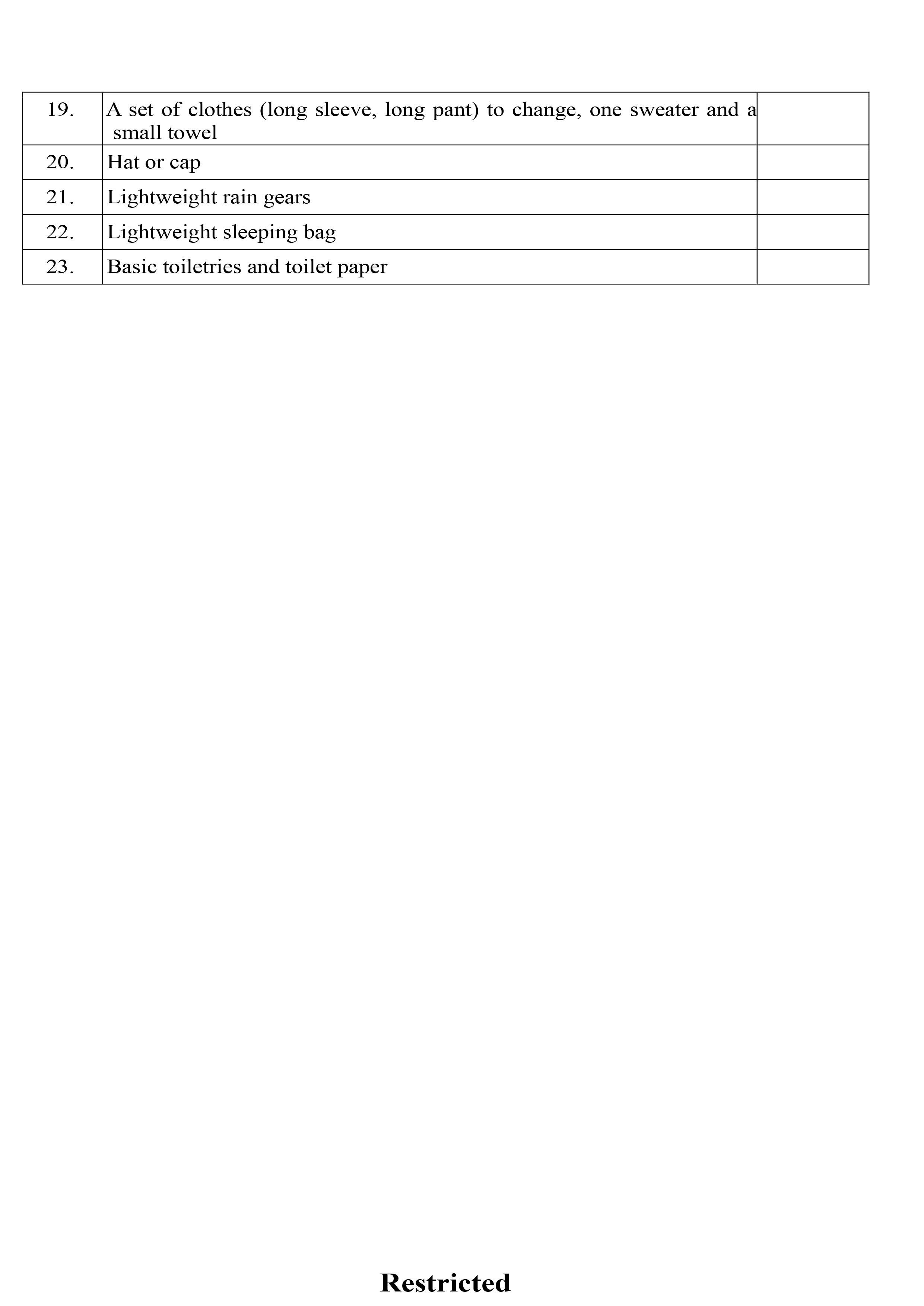 Safety & Security Policy and Procedures