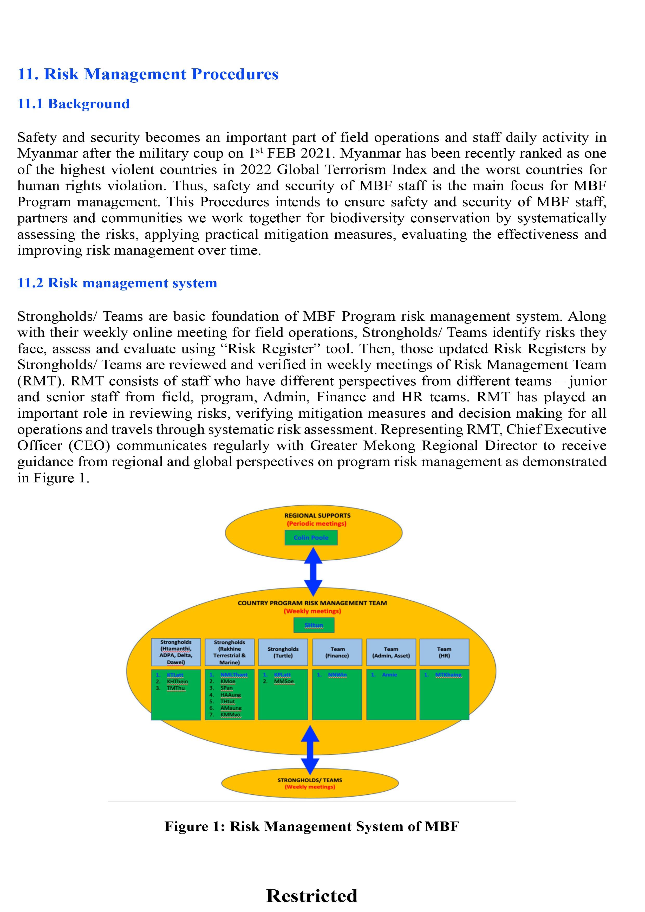 Safety & Security Policy and Procedures