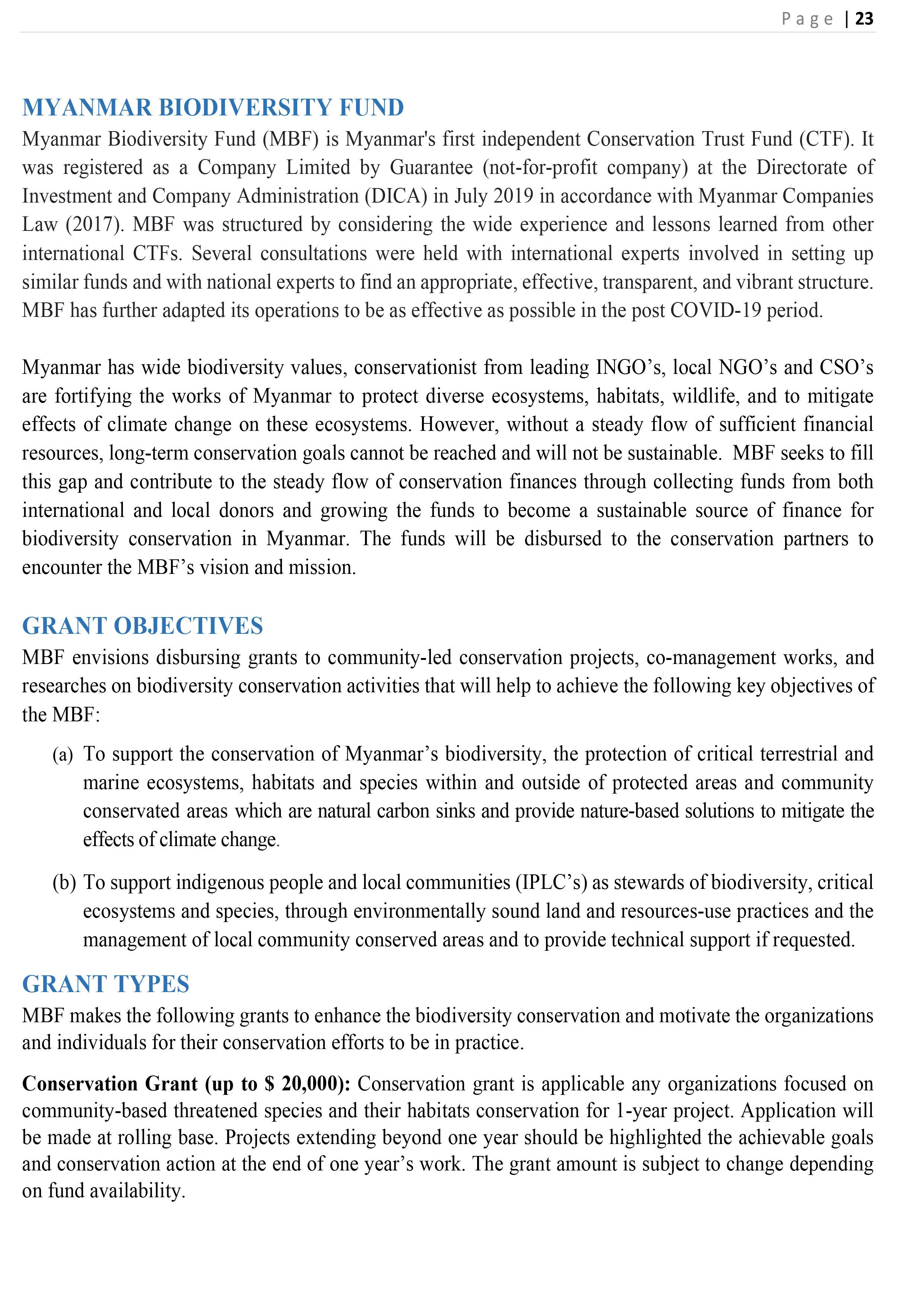 GRANTS Disbursement Policy and Procedures