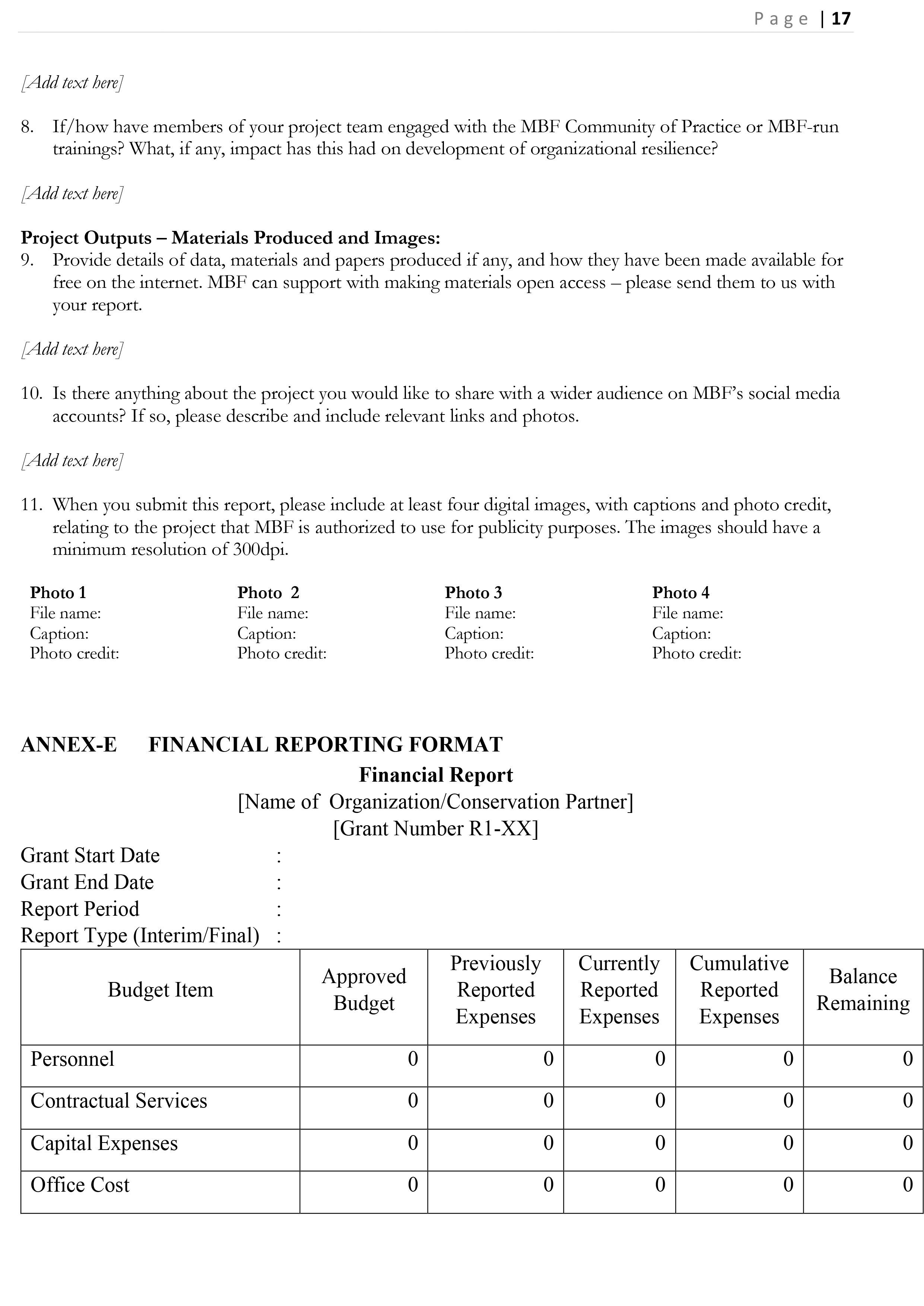 GRANTS Disbursement Policy and Procedures